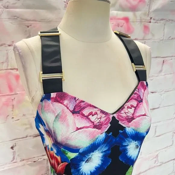 Ted Baker 'Deony' Buckle Strap Sheath Dress size 1 - Picture 6 of 13